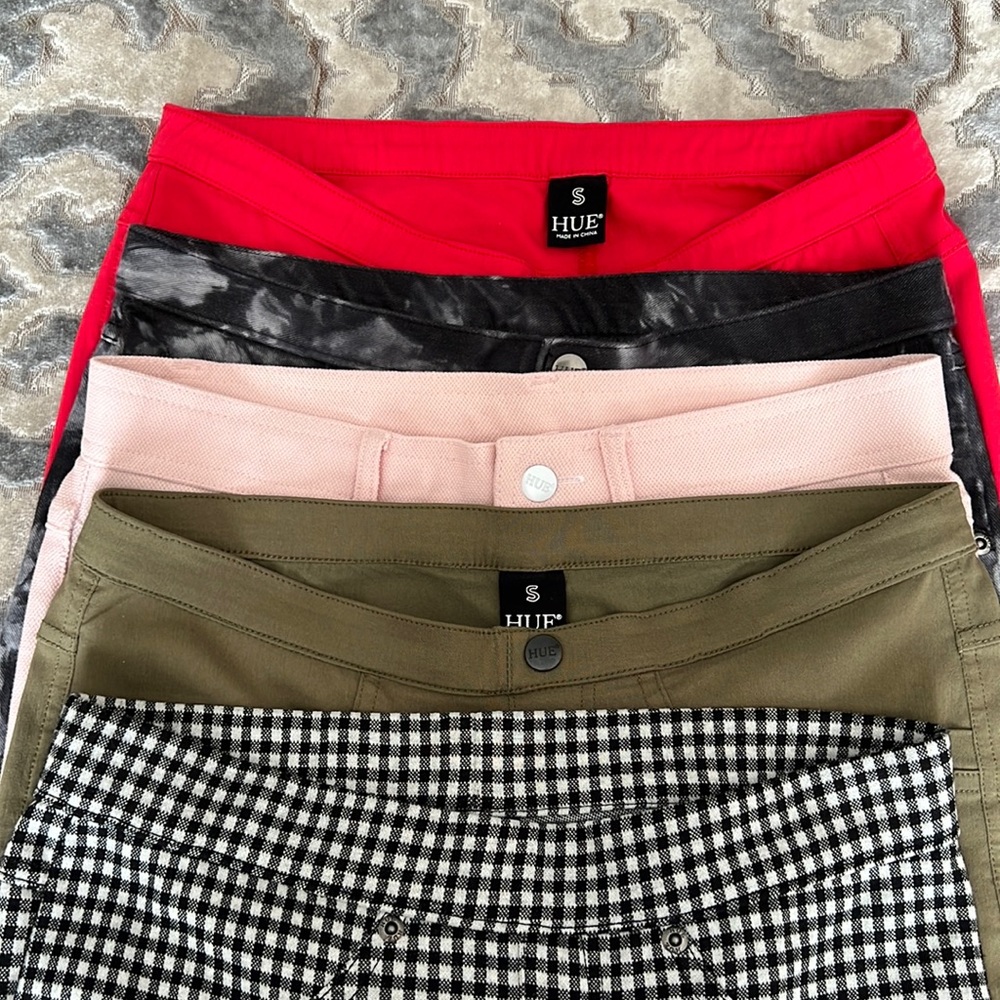 5 pairs of tights.One brand-HUE.As new condition.Size S.All for $100 or $25 each
